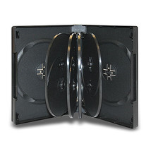 1 Multi 10 Disc DVD Cases CD Storage Black Holds Ten - £12.57 GBP