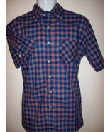 New S MODERNACTION Blue Plaid Shirt Bad Manners Ska The Selecter Bodysna... - $47.52 CAD