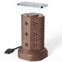 Power Strip Tower with 15W Wireless Charger, Surge Protector Tower 13A C... - £144.95 GBP