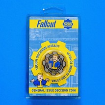  Official Limited Edition Flip Coin Vault Boy Yes/No Token Pip Figure - $18.99