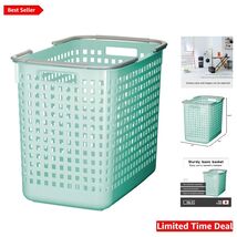 Versatile Mint Blue Basket with Durable Design &amp; Large Capacity - 40 Liters - $70.24