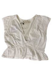 Free People We The Free Womens Crop Top Sleeveless Casual Soft White Size Xs - £28.98 GBP