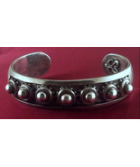 Heavy Rocker Biker Silver Cuff Bracelet for Women by Star Knights.  Hand... - £75.93 GBP