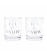 KATE SPADE New York 12 oz &quot; Let it Snow &quot; Holiday Drinkware, Set of 2 Fr... - $94.69 CAD