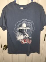 Tracy Lawrence Tour T-shirt Gilden Men's Size Large Blue Short Sleeve Co... - $15.00
