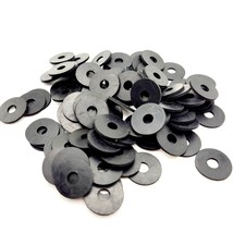 1/4&quot; ID Rubber Flat Washers 3/4&quot; OD 1/16&quot; Thick Sealing Spacer 1/4 x 3/4 x 1/16 - £8.29 GBP+