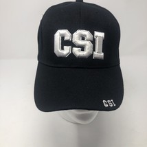 CSI Black Baseball Hat Cap Adjustable - £5.34 GBP