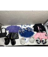 Build a bear BAB Clothing Lot Cheerleader Poodle Skirt Saddle Shoe Leath... - $599.84 MXN