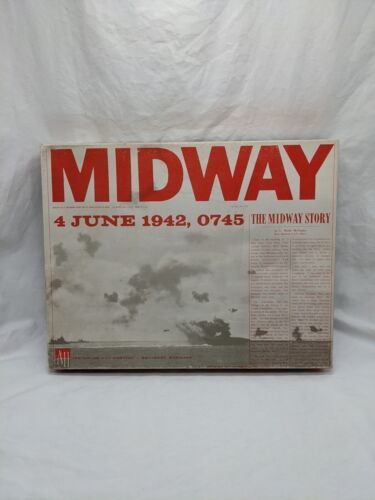 *NO Rulebook* Avalon Hill Midway 4 June 1942 0745 Board Game  - $53.45
