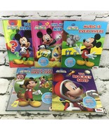 Mickey Mouse Clubhouse Books Lot of 5 Educational Kids Books - £7.76 GBP