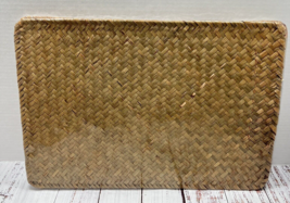 Handmade Seagrass Placemats Handwoven Mats Set of 4 - 17&quot; x 12&quot; - £19.17 GBP