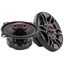DS18 G4Xi Pair of 4&quot; 4 Ohm 2-Way Coaxial Speakers 120W Peak Black / Red - £55.94 GBP
