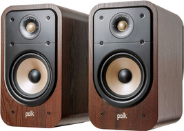 Polk Sig Elite ES20 walnut pr bookshelf speakers - £368.13 GBP