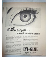 Vintage Eye-Gene Eye Drops Print Magazine Advertisement 1946 - $6.82 CAD