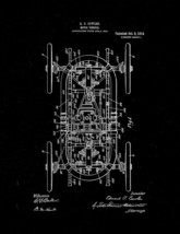 Motor Vehicle Patent Print - Black Matte - $7.95+