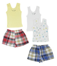 Girl 100% Cotton Girls Tank Tops and Boxer Shorts Large - $29.69