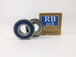 (QTY.10) R4 2RS/R4-ZZ Premium, Rbi, Rb Tech C3 Ball Bearing 1/4x5/8x.1960 - £17.57 GBP