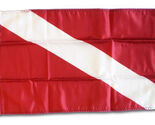Diver Down - 24"x36" Nylon Flag - Nylon, Without Fringe, Grommets - $44.40