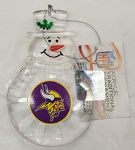 Minnesota Vikings Snowman Ornament - NFL - $12.60