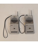 Vintage Lafayette 2 Metal Walkie Talkies Model HA-73 Made In Japan FOR P... - $29.39