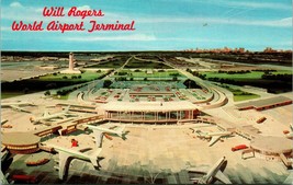 Will Rogers World Airport Terminal Oklahoma City OK UNP Chrome Postcard P8 - £3.23 GBP