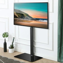 FITUEYES Universal TV Stand Base with Swivel Mount Height Adjustable 32 to 60 in - £41.76 GBP