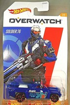 2020 Hot Wheels 2/5 Overwatch-Soldier:76 SOLID MUSCLE Blue w/Red Trap5 Spokes - £6.26 GBP