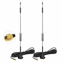 4G Lte 7Dbi Magnetic Base Mimo Sma Male Antenna (2-Pack) Compatible With 4G Lte  - £19.01 GBP