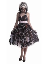 Forum Novelties Zombie Housewife 50&#39;s Retro Polka Dot Halloween Adult Costume - £15.76 GBP