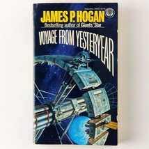 Voyage From Yesteryear by James P. Hogan 1982 Vintage Science Fiction PB Book