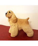 Life Like Cocker Spaniel DOG Sculpture United Design Stone Critters VTG ... - $24.69