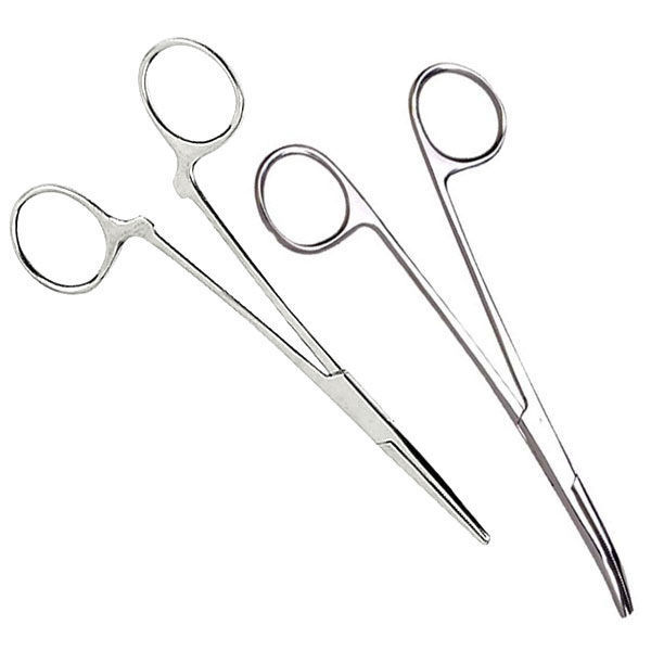 Pet Grooming Hair Pullers Curved or Straight Stainless Steel Groomers Tool - $19.89