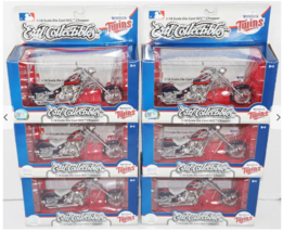 6 PC Lot Minnesota Twins MLB Baseball 1:18 Diecast Toy - Chopper Motorcy... - $45.00
