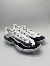 Nike Alpha Huarache Elite 4 Low White Baseball Cleats FD2745-101 Men’s Size 9 - $64.95