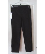 Hilary Radley Slim Leg Textured Black Dress Pant Women&#39;s Sz. 2-16 NWT CL... - $24.30