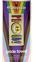 Take Pride LGBTQ Beach Towel 36" x 74" "PROUD" 100% Cotton Super Soft Towel image 2