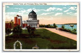 Grant&#39;s Tomb and Riverside Drive New York City NY UNP WB Postcard M19 - £2.29 GBP