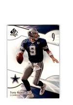 2009 Upper Deck Sp Authentic Tony Romo Dallas Cowboys Football Card #1 - £0.77 GBP