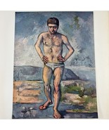 Vintage Paul Cezanne  Bather Unframed 7.5&quot; X 10&quot; - $14.85