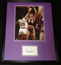 Jerry West Signed Framed 16x20 Photo Display JSA Lakers - £118.67 GBP