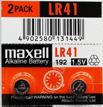 Maxell 1.5v Lr41 Button Cell Batteries (20 Pcs) - £6.78 GBP