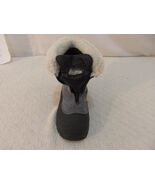 Children Youth Girl&#39;s Itasca Purple Black Leather Furry Winter RIGHT BOO... - $12.66