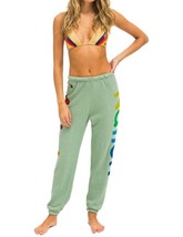 Aviator Nation logo 2 sweatpants in Sage - size S - £88.57 GBP