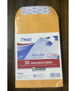 Mead Press-It Seal-It 6X9 Envelopes, Office Pack 30 Count (76084) - €5,14 EUR