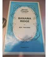 January 1977 - Savoy Theatre Playbill - BANANA RIDGE - Robert Morley - $256.59 MXN