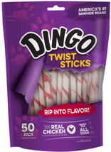 Premium Dingo Rawhide Twist Sticks with Real Chicken: NO China Ingredients - $19.75+