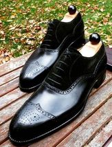 New Handmade Oxfords Two Tone Lace Up Men&#39;s Hot Sale Limited Edition Shoes - £110.61 GBP