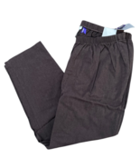 Everyday Catherines Pants Womens 2XWP Petite Cropped Brown Elastic Waist... - $27.77 CAD