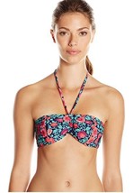 MINKPINK Bikini Top Size Medium Summer Romance Bandeau Womens Stretch Blend - £7.60 GBP