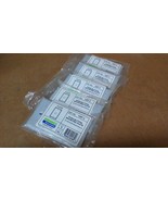 (5)EDWARDS 147-1 PUSH BUTTON MOUNTING PLATES W/ SCREWS / PROTECTIVE FILM... - $5.59